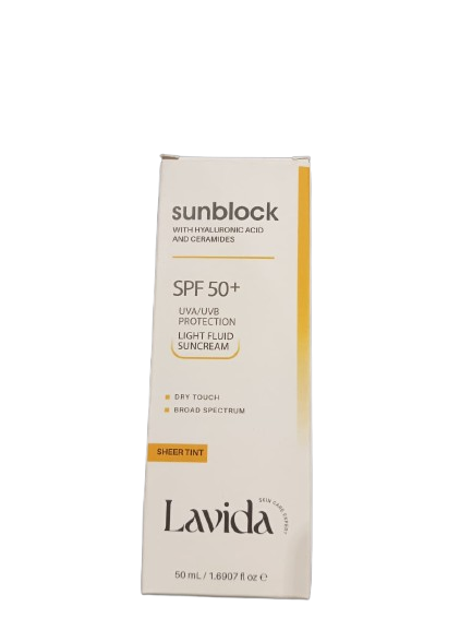 Lavida Sunblock SPF 50+ Sheer Tinted - Image 2